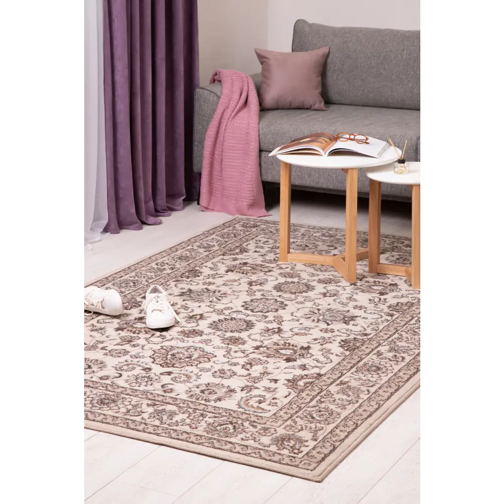 Ковер полипропилен Люкс L009 150x230 см цвет бежевый MERINOS STLM-2112285 - Вид №6