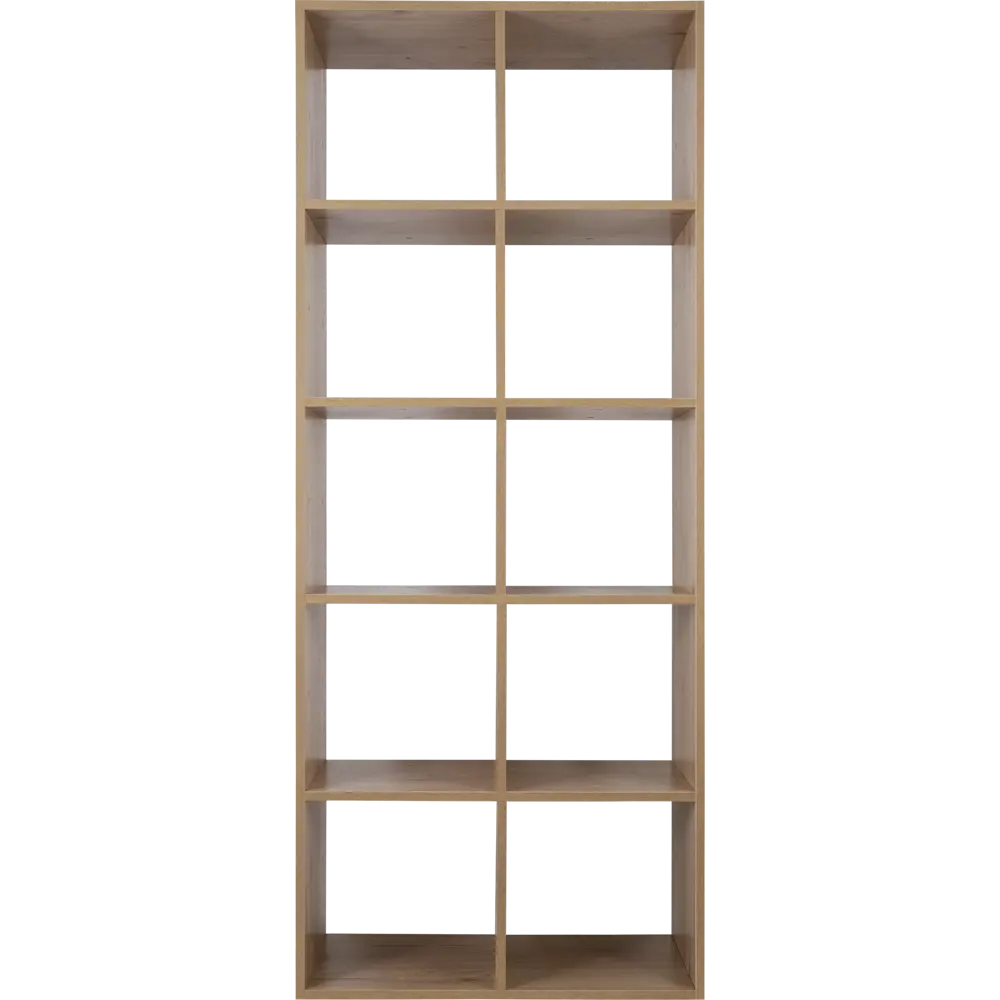 Стеллаж КУБ 10 секций 70.5х174х32 см ЛДСП цвет дуб Santreyd STLM-2012847 - Вид №2