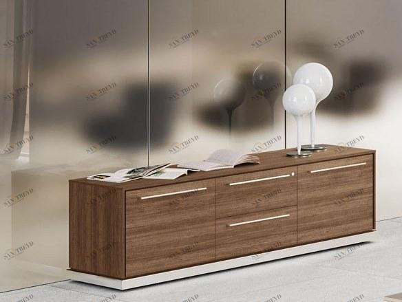 Las Mobili Низкая офисная кладовая из дерева Eos sun-id-1426712