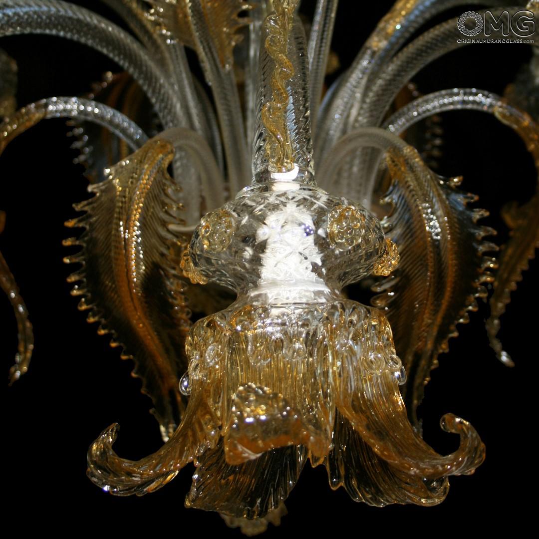 1281 ORIGINALMURANOGLASS Люстра Гибискус - Флорал - муранское стекло OMG  см CLASSICO - Вид №1
