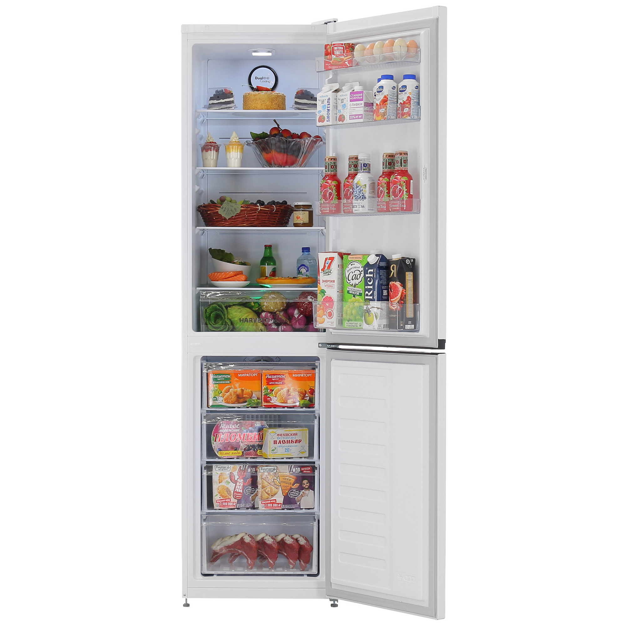 5449137 Холодильник с морозильником   Beko B3R0CNK332HW белый STDN-0020189 - Вид №5