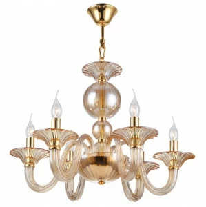 Подвесная люстра Crystal Lux Dream SP6 CRYSTAL LUX ДИЗАЙНЕРСКИЕ, DREAM 056895 Золотой