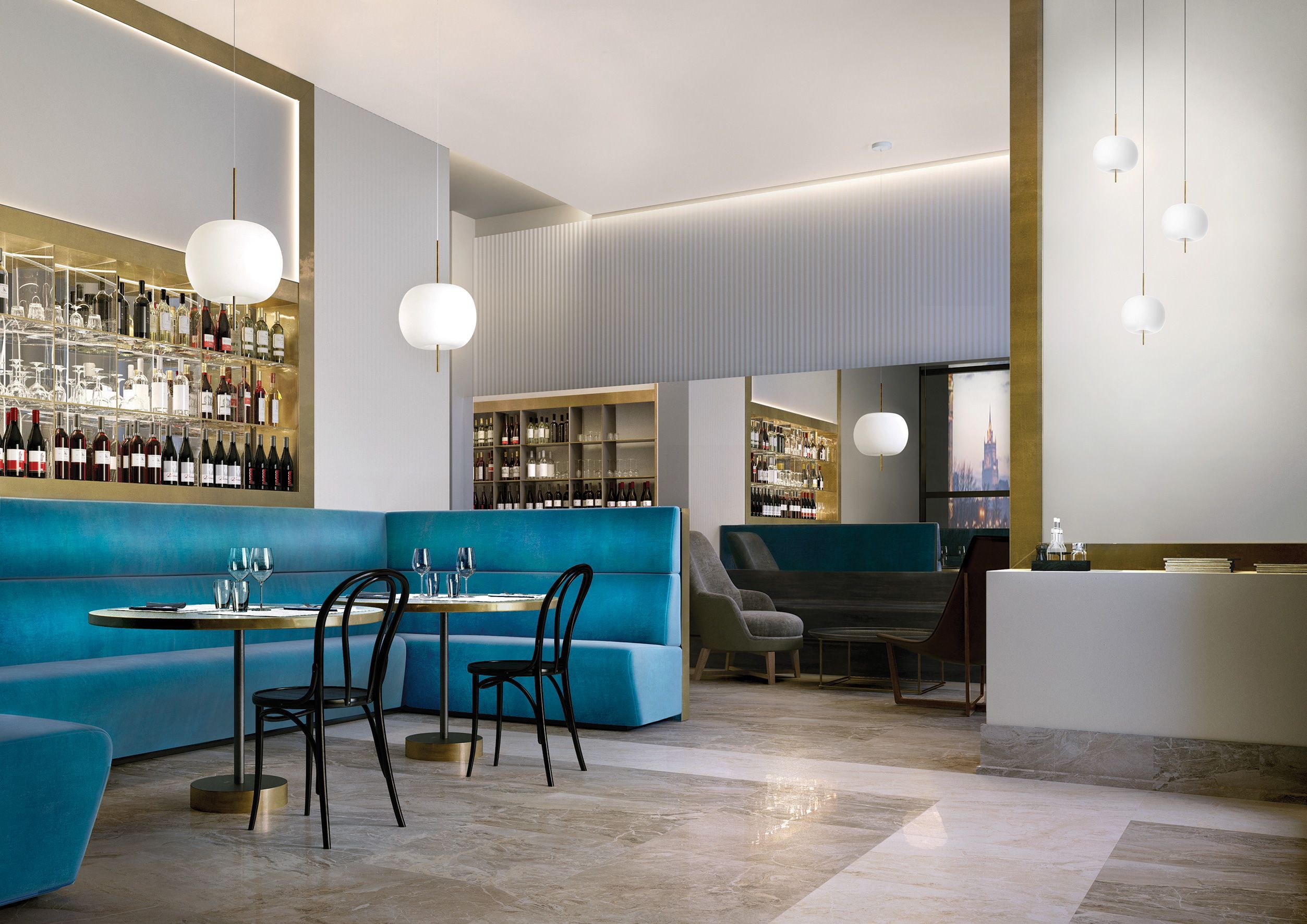 Подвесной светильник из опалового стекла In Stock KDLN ARCH-00121761 - Вид №2