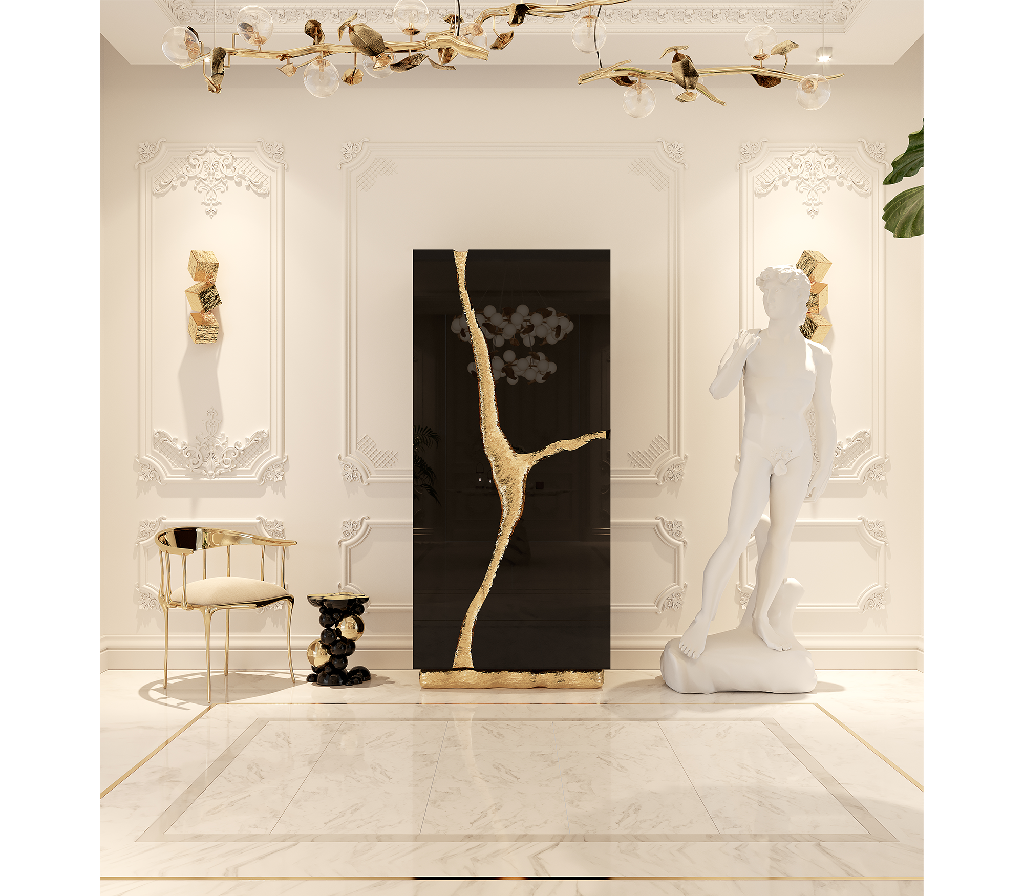 0-211 Приставной столик Newton  Boca Do Lobo  - Вид №9