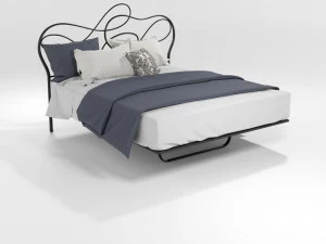 Barel Кровать с коваными элементами из цельного железа