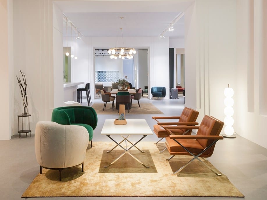 Кожаное кресло capitonné с подлокотниками Wittmann Constanze 3/4 ARCH-00036383 - Вид №4