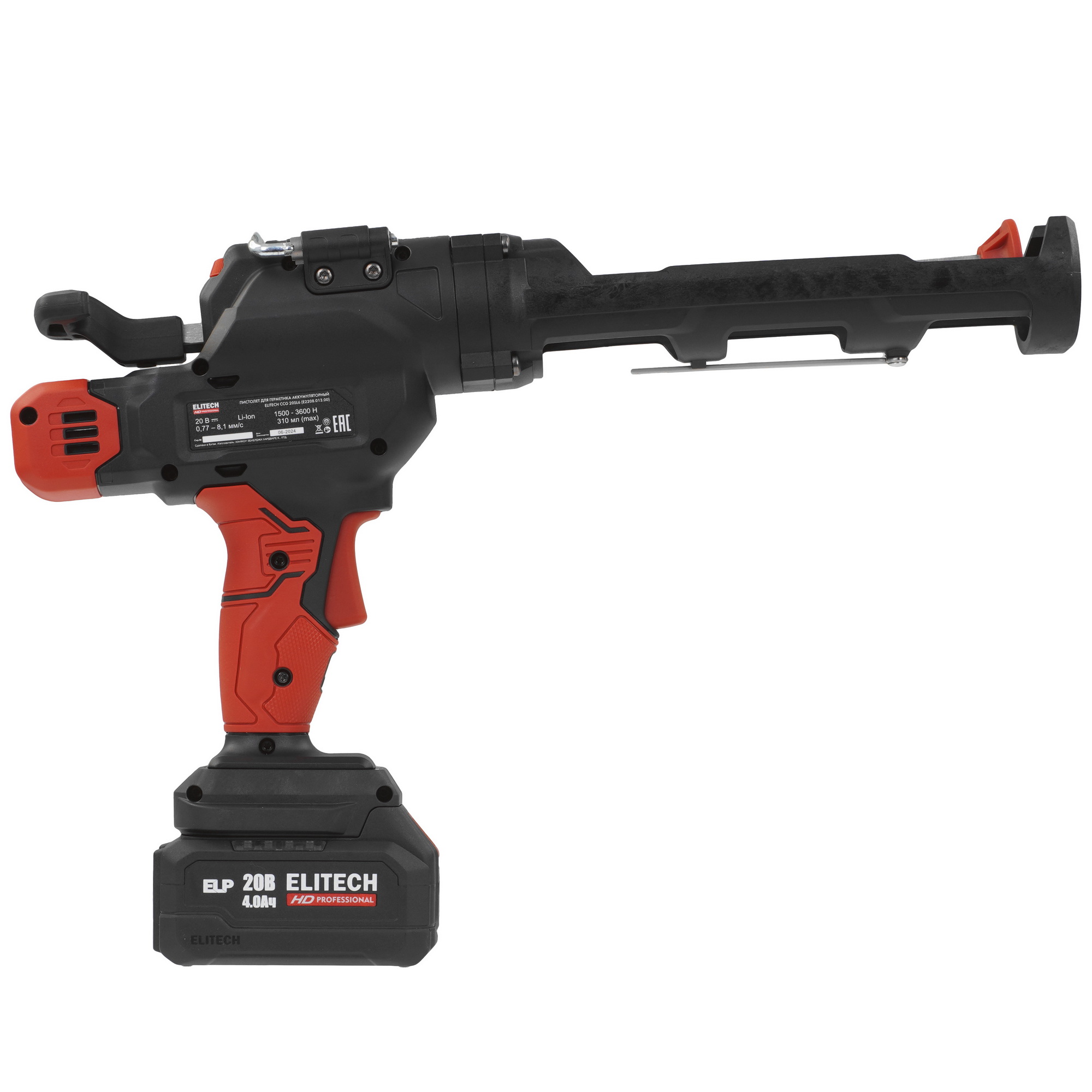 Пистолет для герметика ELITECH HD CCG 20SL6 9145665 STDN-0002489 - Вид №2