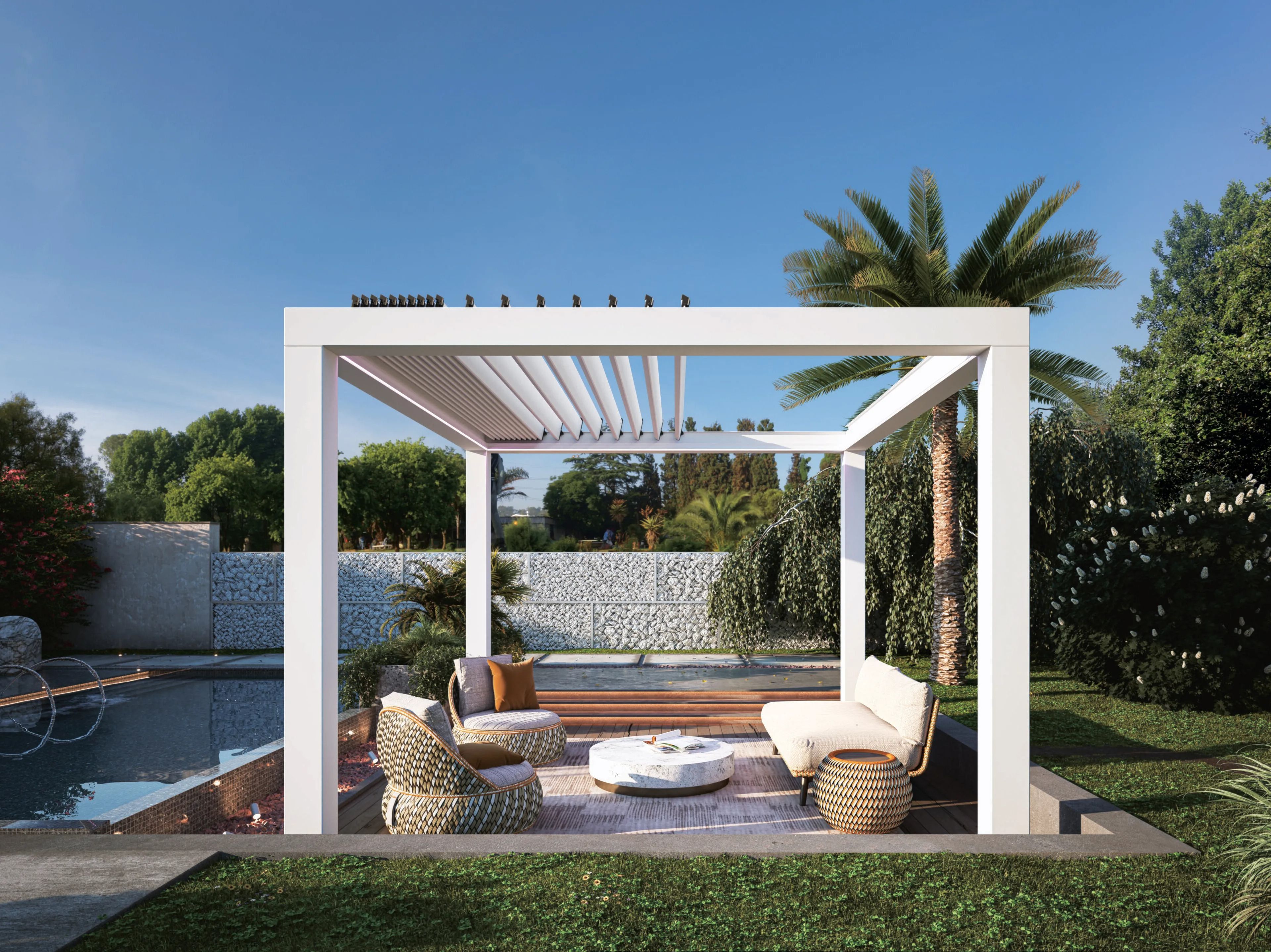 Биоклиматическая пергола с двойным движением BT Group PERGONEXT ARCH-00032452