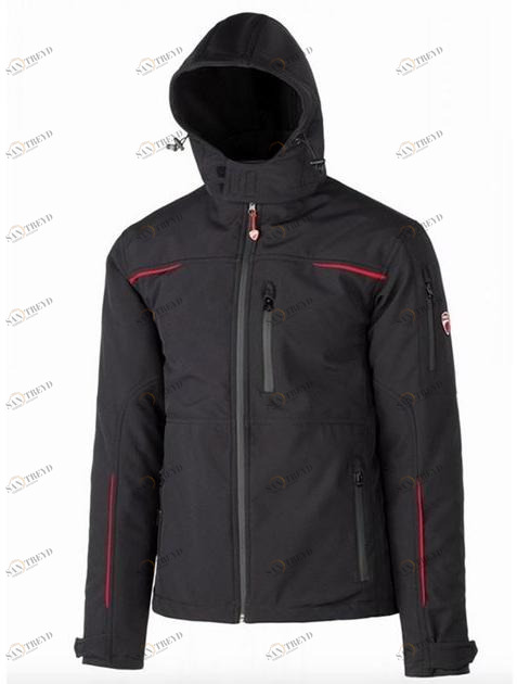 INNEX Софтшелл с капюшоном 95% pl-5% и плотностью 350 г / м2 Ducati workwear sun-id-1398603