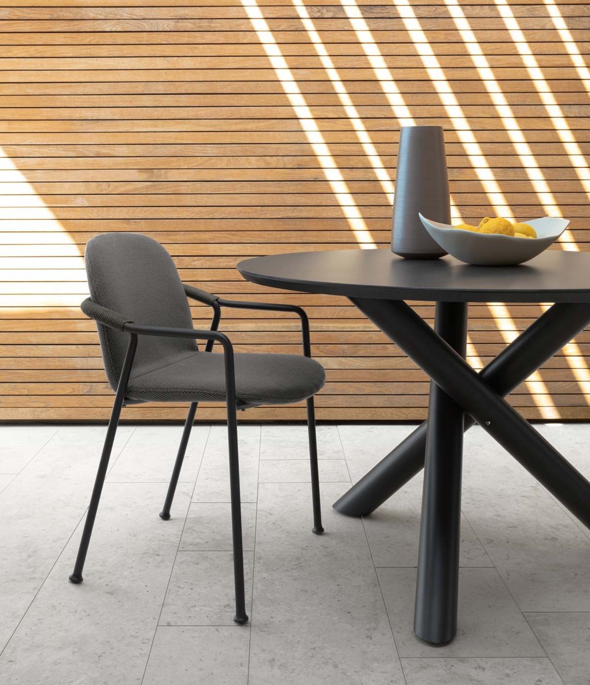 Тканевый садовый стул с подлокотниками Talenti ARCH-00109053 - Вид №6