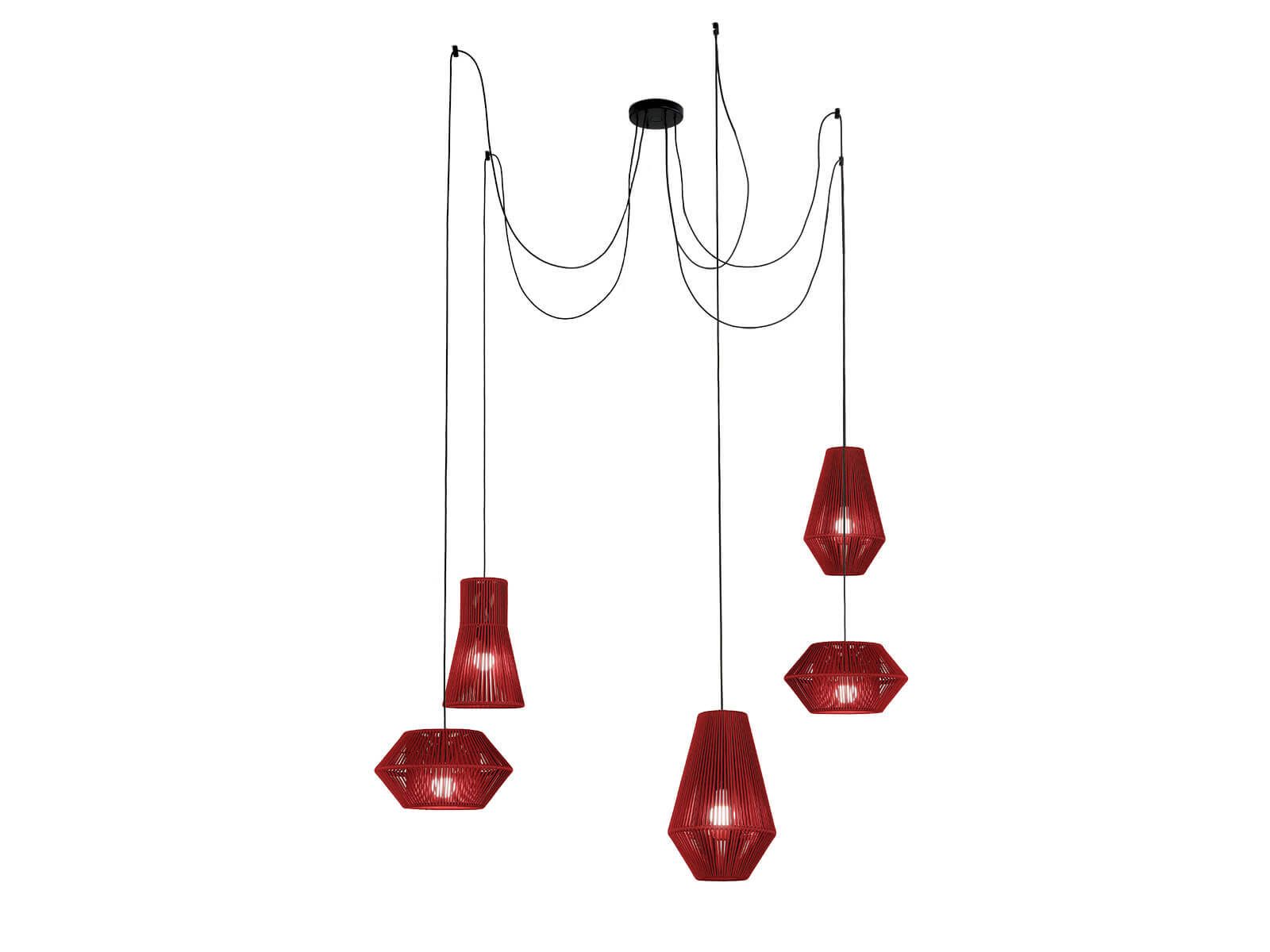 Регулируемая веревка и металлическая светодиодная подвесная лампа Olé Lighting Kit Pop-Up ARCH-00071946 - Вид №1