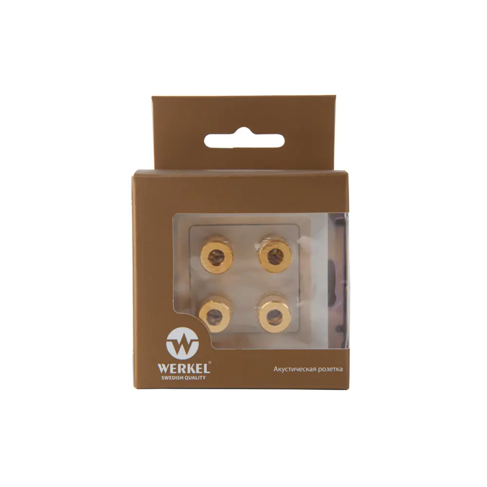 Акустическая розетка встраиваемая Werkel Hammer без заземления цвет белый STLM-2130645 - Вид №2