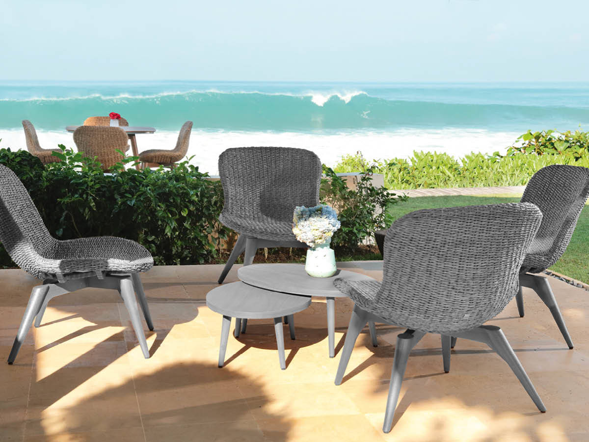 68.00.0382 Стул для отдыха Orlando Twist Oyster Mbm  - Вид №1