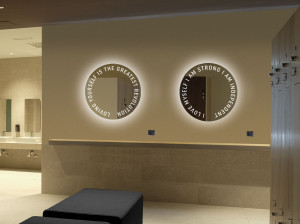 Настенное круглое зеркало