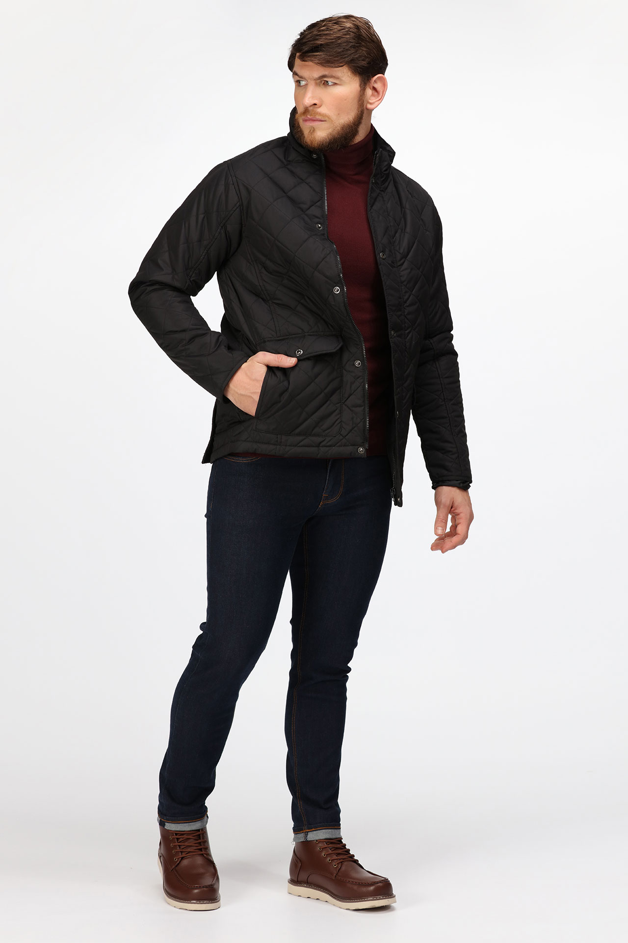 5042265 Куртка РЕГАТТА ПРОФЕШИОНАЛ ТАЙЛЕР утепленная черная  Демисезонная одежда размер S (44-46) Спецодежда  - Вид №6