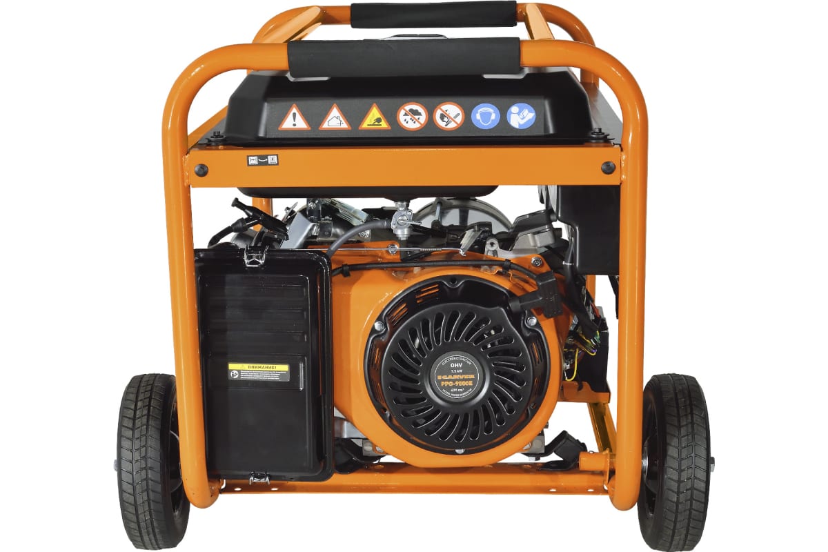 Электрогенератор   бензиновый Carver PPG-9000Е 9100329 STDN-0041283 - Вид №2