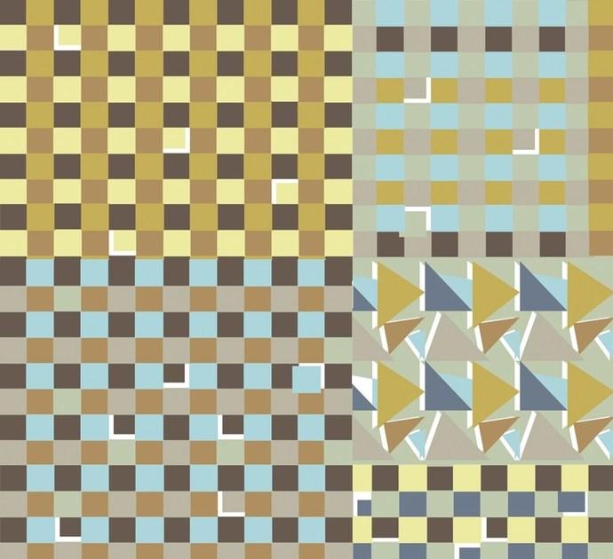 Wall&decò Клетчатый Contemporary wallpaper 2014 sun-id-1465149 - Вид №2