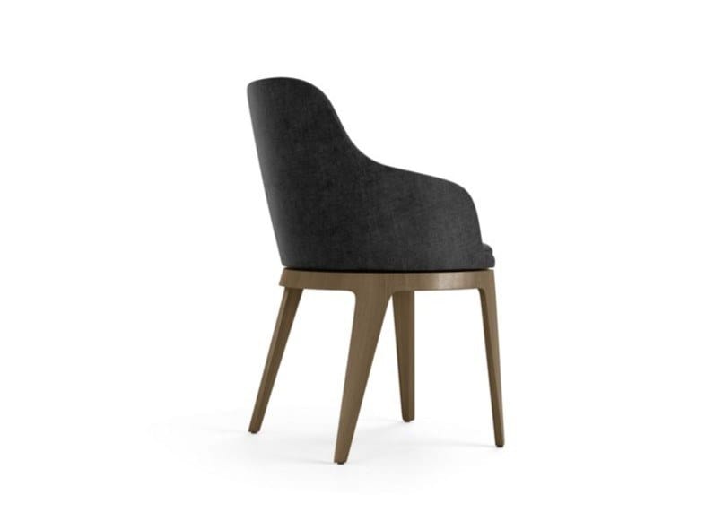 Тканевый поворотный стул с подлокотниками ROCHE BOBOIS TOURNICOTI ARCH-00134966 - Вид №2