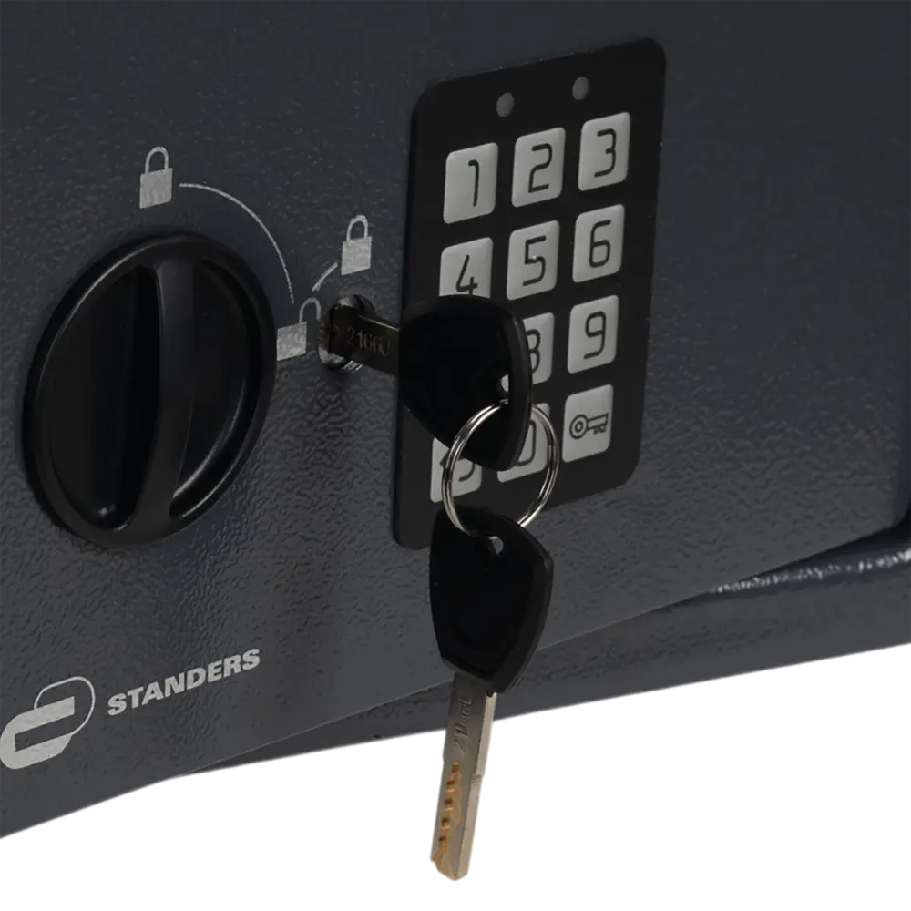 Сейф встраиваемый малый Standers электронный замок 9/10 л STLM-2128555 - Вид №2