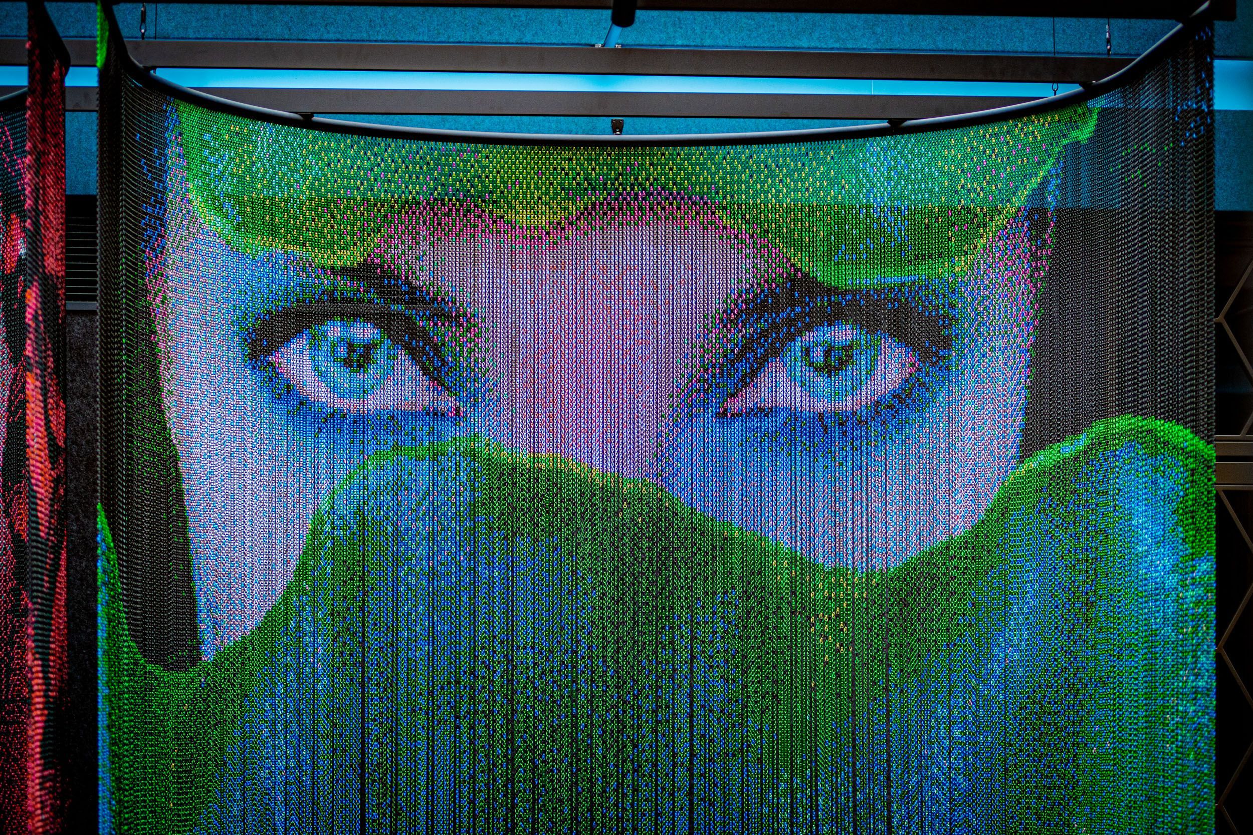 Алюминиевая проволочная палатка Kriskadecor SPACE DIVIDER - RESTAURANT ARCH-00050833 - Вид №7