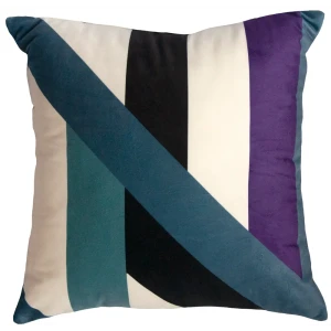 Подушка Геометрия 40x40 см цвет синий