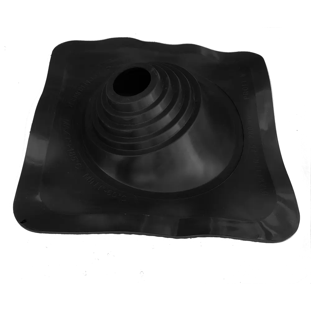 Проходка кровельная угловая №1 d.75x200 мм черный Santreyd нет STLM-2131824