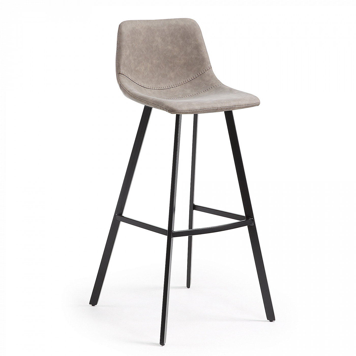 053173 Барный стул Andi бежево-серый La Forma Alve 