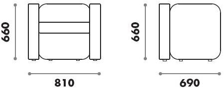 FIT INTERIORS Кресло из ткани с подлокотниками I-d sun-id-1481391 - Вид №1