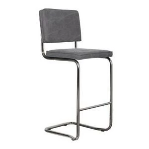 Стул барный Ridge Kink Vintage серый