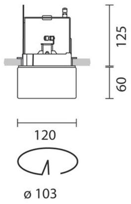 iGuzzini Встраиваемый потолочный светильник из стекла и алюминия Cup sun-id-1441953 - Вид №2