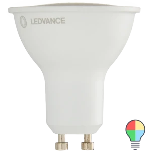 Лампа умная светодиодная Wi-Fi Ledvance Smart Plus GU10 220-240 В 5 Вт спот прозрачная 350 лм, изменение цвета RGB 88110824 STLM-2180850