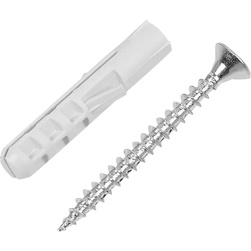 Дюбель распорный нейлоновый Dilwis 10x50мм 4 шт. в комплекте с шурупом STLM-2192036 - Вид №2