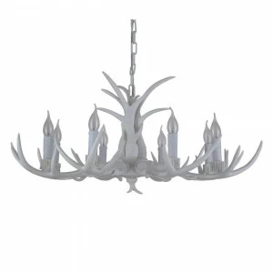 Подвесная люстра Omnilux Lousada OML-52303-08 белая OMNILUX ДИЗАЙНЕРСКИЕ, LOUSADA 280130 Белый