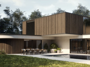 Алюминиевая облицовка фасадов с эффектом дерева