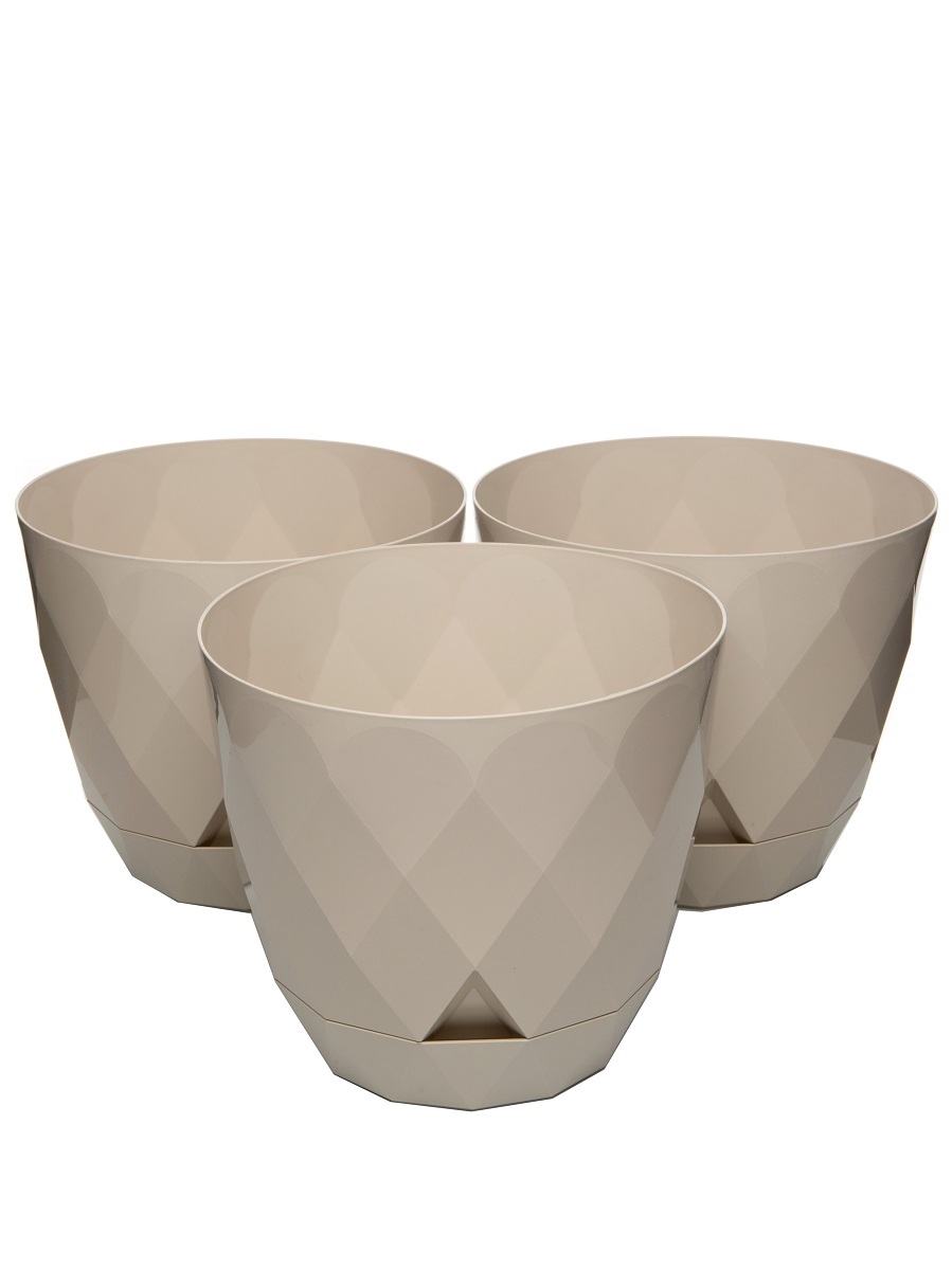 Горшок для цветов Rico 9.2L Beige NAVAKO 16127 - Вид №3