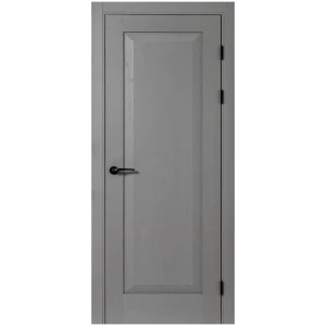 Комплект двери Альпика глухая 80x200 см полипропилен цвет графит вуд без доборов