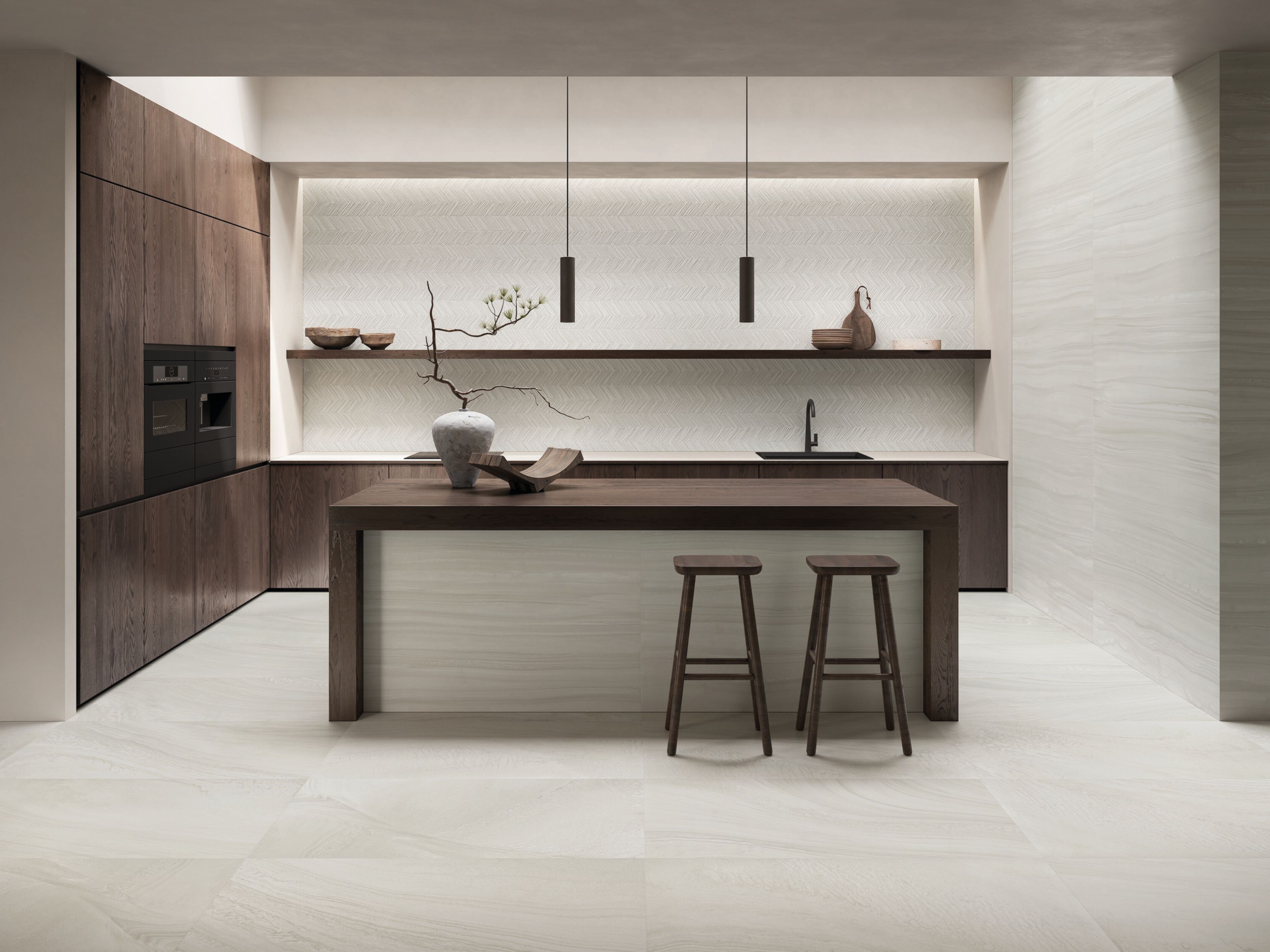 Пол / облицовка керамогранита с эффектом камня Provenza Varana Stone ARCH-00081474