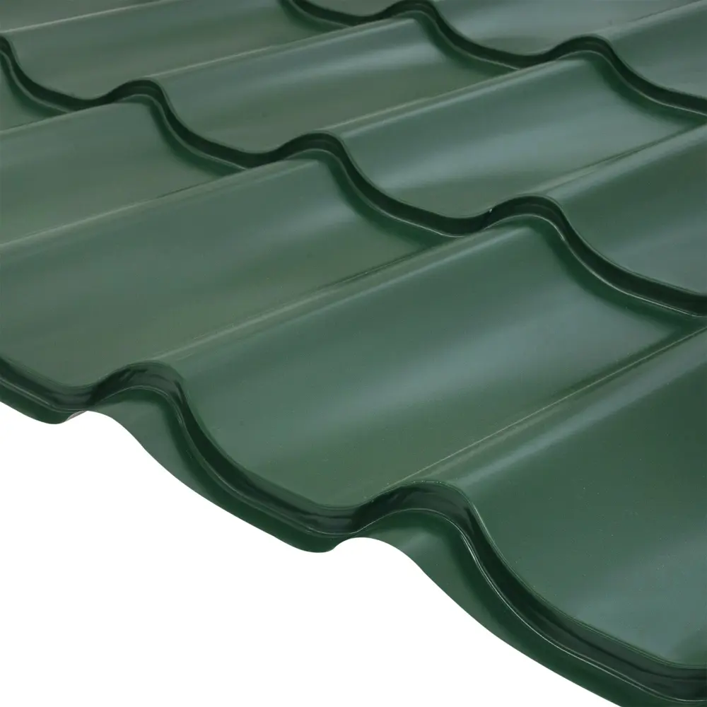 Металлочерепица 0.45 мм 2250x1180 мм RAL 6005 зелёный Santreyd STLM-2137419