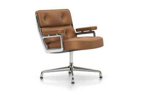 Вращающееся кресло с кожаными спицами VITRA Lobby Chair ARCH-00068846 - Вид №32