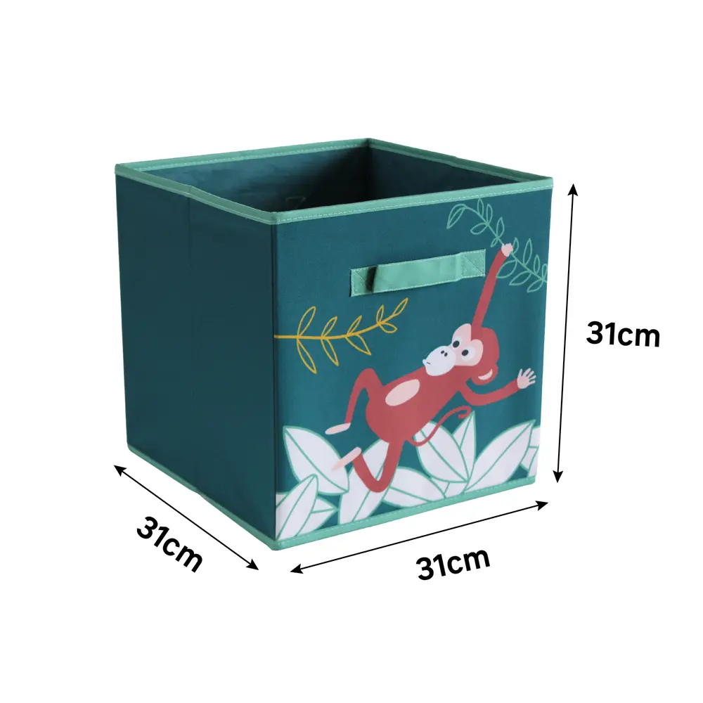 Короб Spaceo Kub 310x310x310 мм 29 л полиэстер 600D цвет зеленый STLM-2151671 - Вид №2