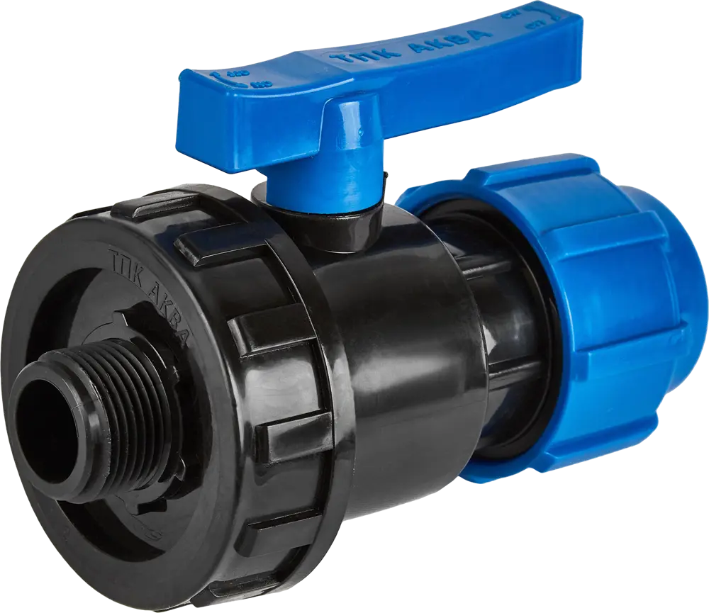 Шаровой кран Политэк 1" для систем водоснабжения 82382751