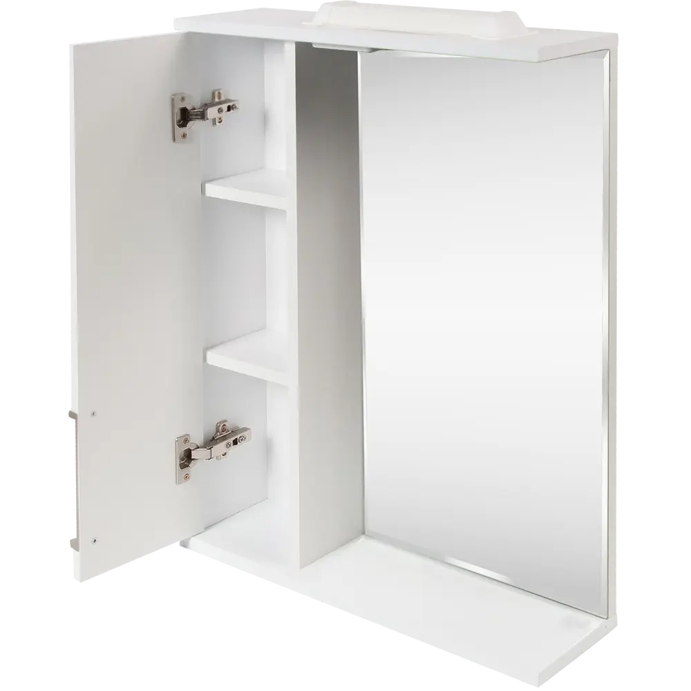 Шкаф для ванной зеркальный подвесной Vigo Венто 52x70 см цвет белый STLM-2055295 - Вид №2