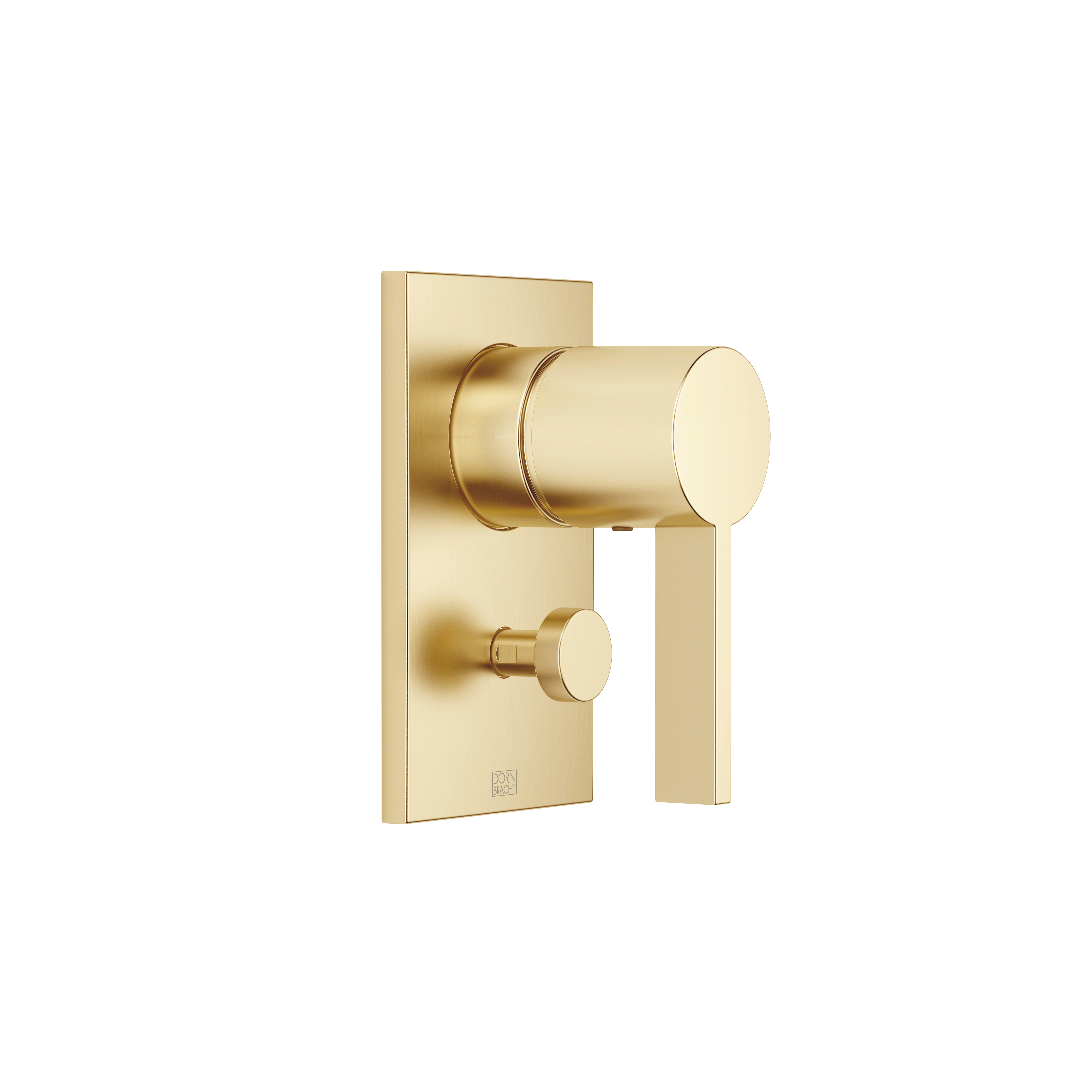 Однорычажный смеситель скрытого монтажа с переключателем - Brushed Durabrass (23-каратное золото) DornBracht CL.1 36120670-28