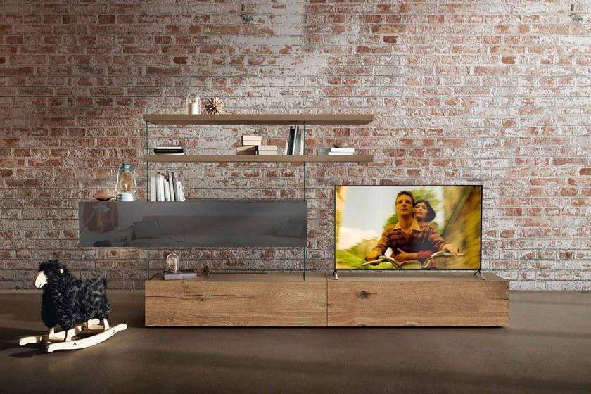 Lago Самонесущая стена из лакированного дерева и стекла Air sun-id-1381627 - Вид №8