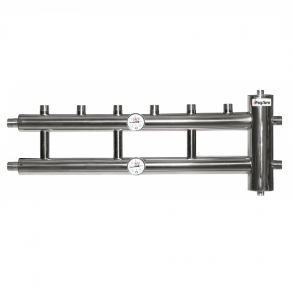 Купить Распределительный коллектор с гидрострелкой 85 кВт, 3+1 контур Прокситерм GSK3231 - Вид №5