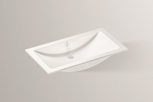 2251700400 Раковина, встраиваемая под столешницу, ub.r800, белая, для простого ухода Alape серия R