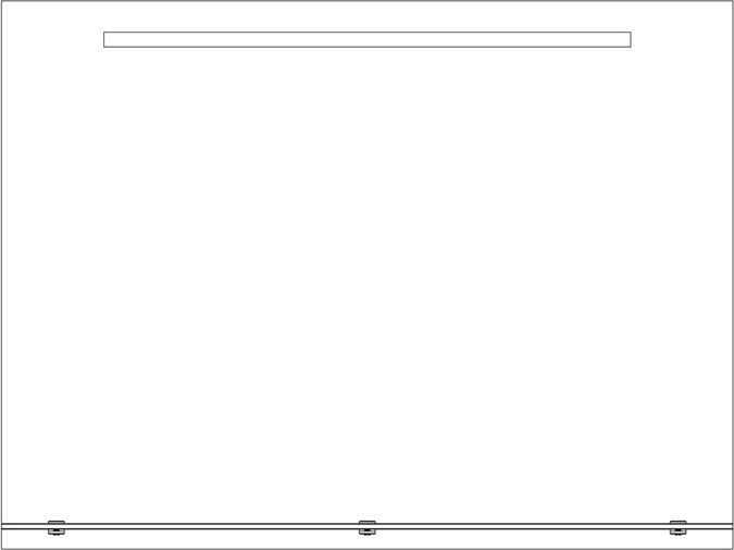 BY 2158 Зеркало с полочкой 100 cm со встроенным LED-светильником 7 W EVOFORM Ledline-S - Вид №1