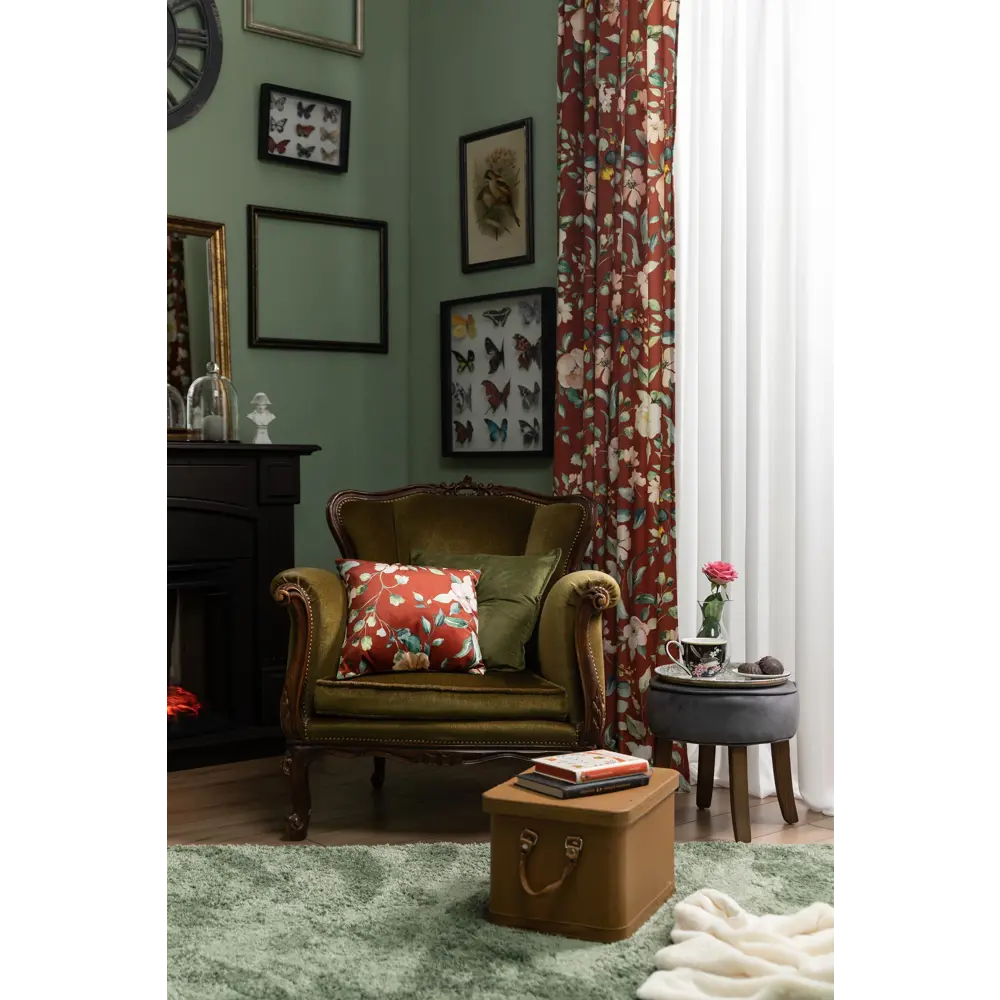 Обои флизелиновые Rasch Vitrage зелёные 1.06 м RA960716 STLM-2091003 - Вид №5