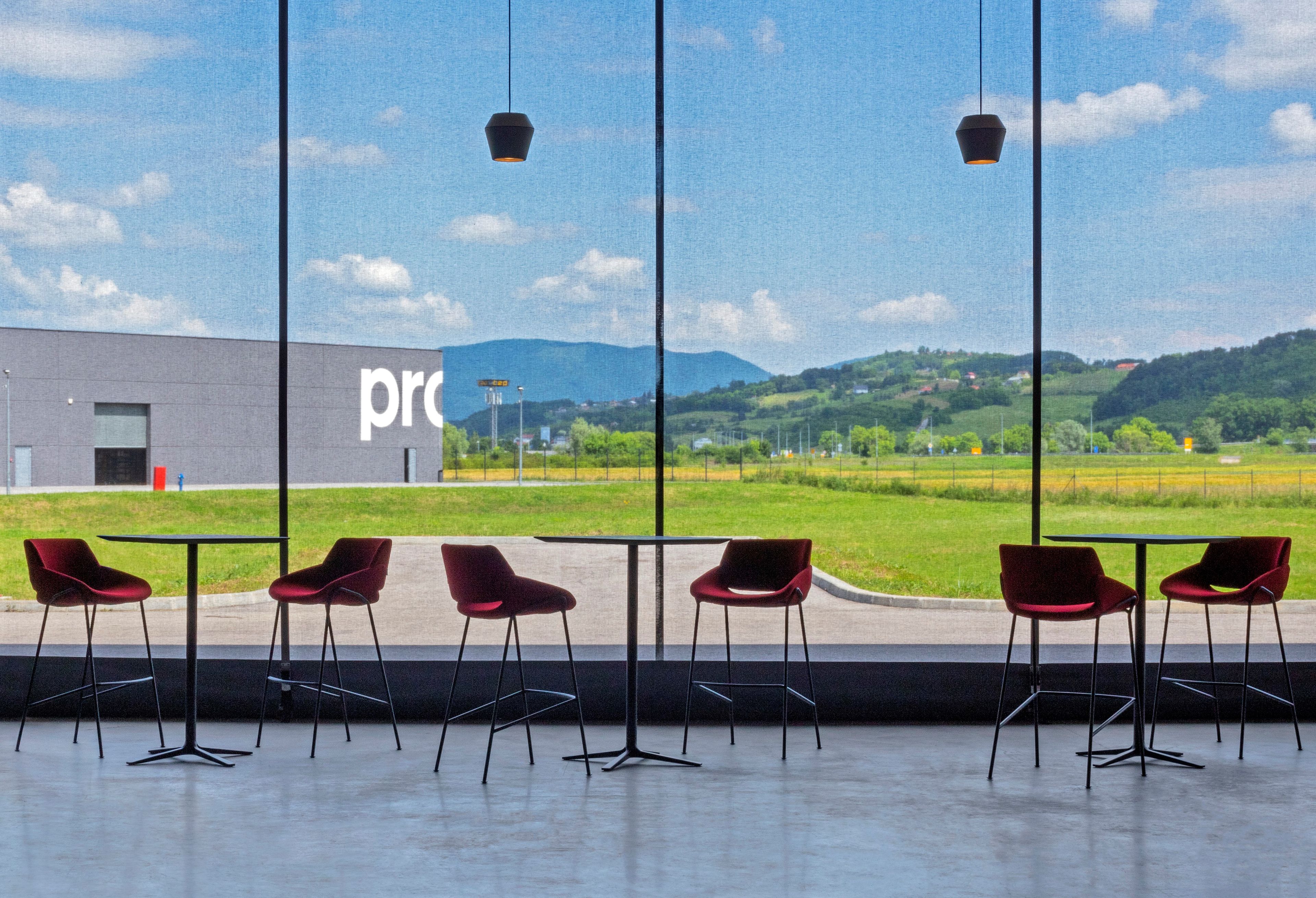 Тканевый барный стул с подставкой для ног prostoria Monk ARCH-00149560 - Вид №1