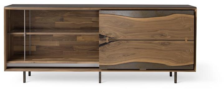 Arte Brotto Буфет из орехового дерева с раздвижными дверцами Leonardo L417n/220 - Вид №3